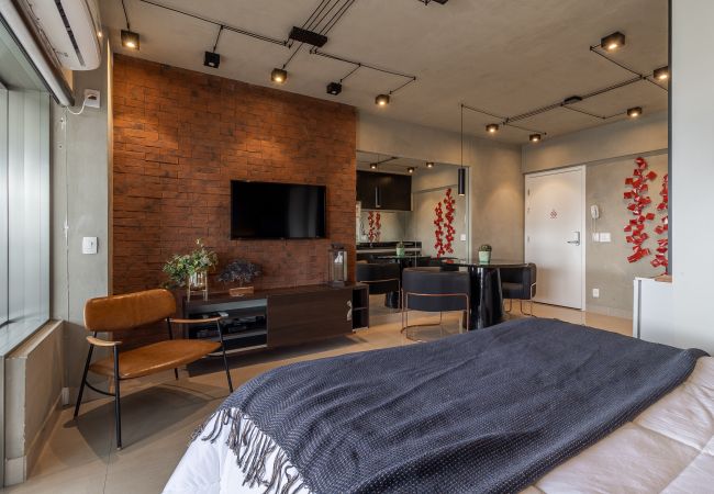 Estúdio em São Paulo - 4hóspedes, piscina, garagem e sauna Estúdio em São Paulo - 4hóspedes, piscina, garagem e sauna