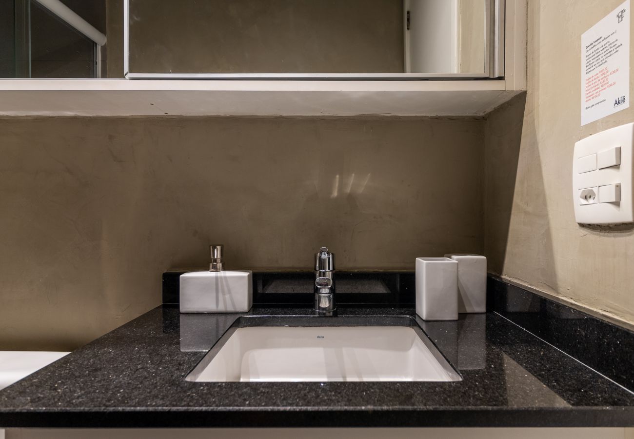 Estúdio em São Paulo - 4hóspedes, piscina, garagem e sauna Estúdio em São Paulo - 4hóspedes, piscina, garagem e sauna