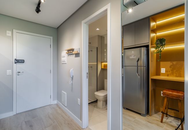 Estúdio em São Paulo - Campo Belo, piscina, GYM e Ar Estúdio em São Paulo - Campo Belo, piscina, GYM e Ar