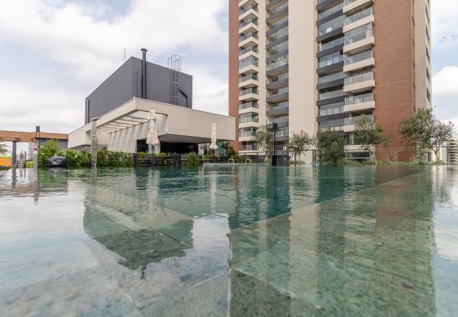 Estúdio em São Paulo - Campo Belo, piscina, GYM e Ar Estúdio em São Paulo - Campo Belo, piscina, GYM e Ar