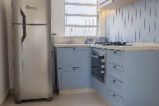 Apartamento em Santos - Apartamento Moderno com Wi-Fi em frente a praia 