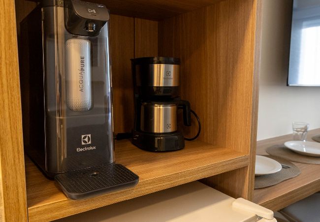 Apartamento em Santos - Apto com Wi-Fi frente mar - Conforto e Praticidade Apartamento em Santos - Apto com Wi-Fi frente mar - Conforto e Praticidade