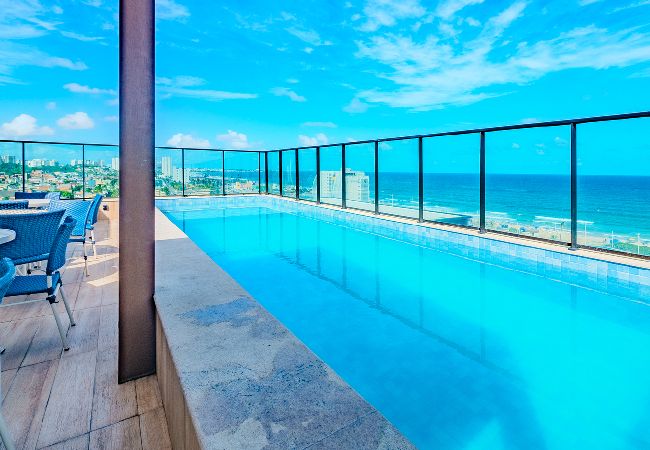Apartamento em Salvador - Stúdio com Wi-Fi próximo do mar com vista incrível Apartamento em Salvador - Stúdio com Wi-Fi próximo do mar com vista incrível