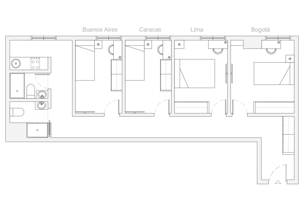 Quarto em Madrid - Buenos Aires: habitación perfecta para vivir y compartir en Madrid  Quarto em Madrid - Buenos Aires: habitación perfecta para vivir y compartir en Madrid