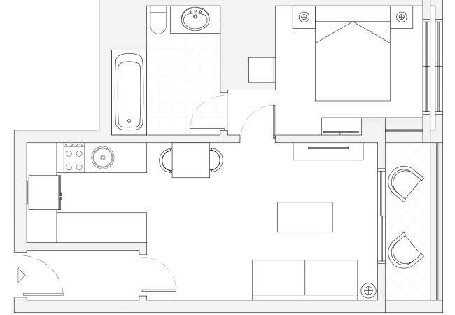 Apartamento em Madrid - Piso de 1 dormitorio con terraza-Alquiler mensual en Madrid  Apartamento em Madrid - Piso de 1 dormitorio con terraza-Alquiler mensual en Madrid