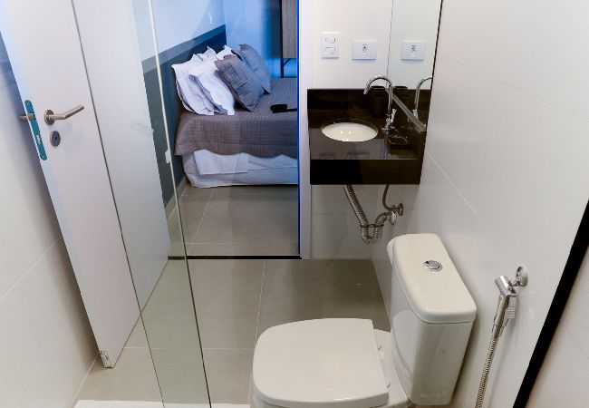 Apartamento em Ubatuba - Apto c área gourmet a 300m da Praia das Toninhas Apartamento em Ubatuba - Apto c área gourmet a 300m da Praia das Toninhas