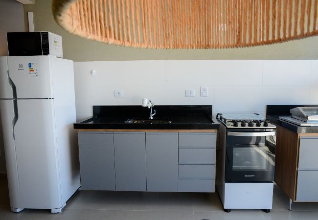 Apartamento em Ubatuba - Apto c área gourmet a 300m da Praia das Toninhas Apartamento em Ubatuba - Apto c área gourmet a 300m da Praia das Toninhas