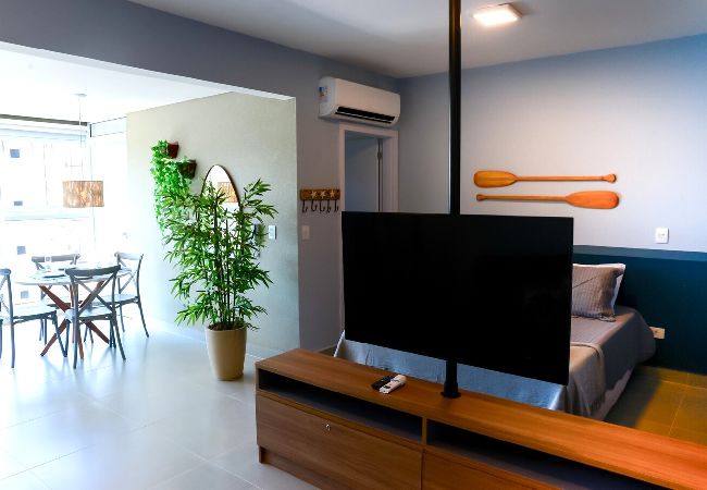 Apartamento em Ubatuba - Apto c área gourmet a 300m da Praia das Toninhas Apartamento em Ubatuba - Apto c área gourmet a 300m da Praia das Toninhas