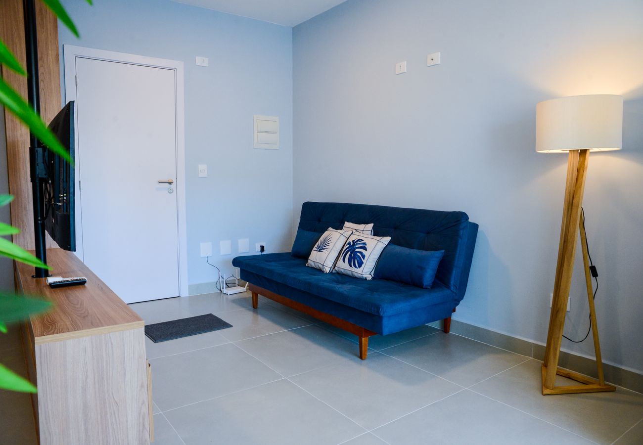 Apartamento em Ubatuba - Apto c área gourmet a 300m da Praia das Toninhas Apartamento em Ubatuba - Apto c área gourmet a 300m da Praia das Toninhas