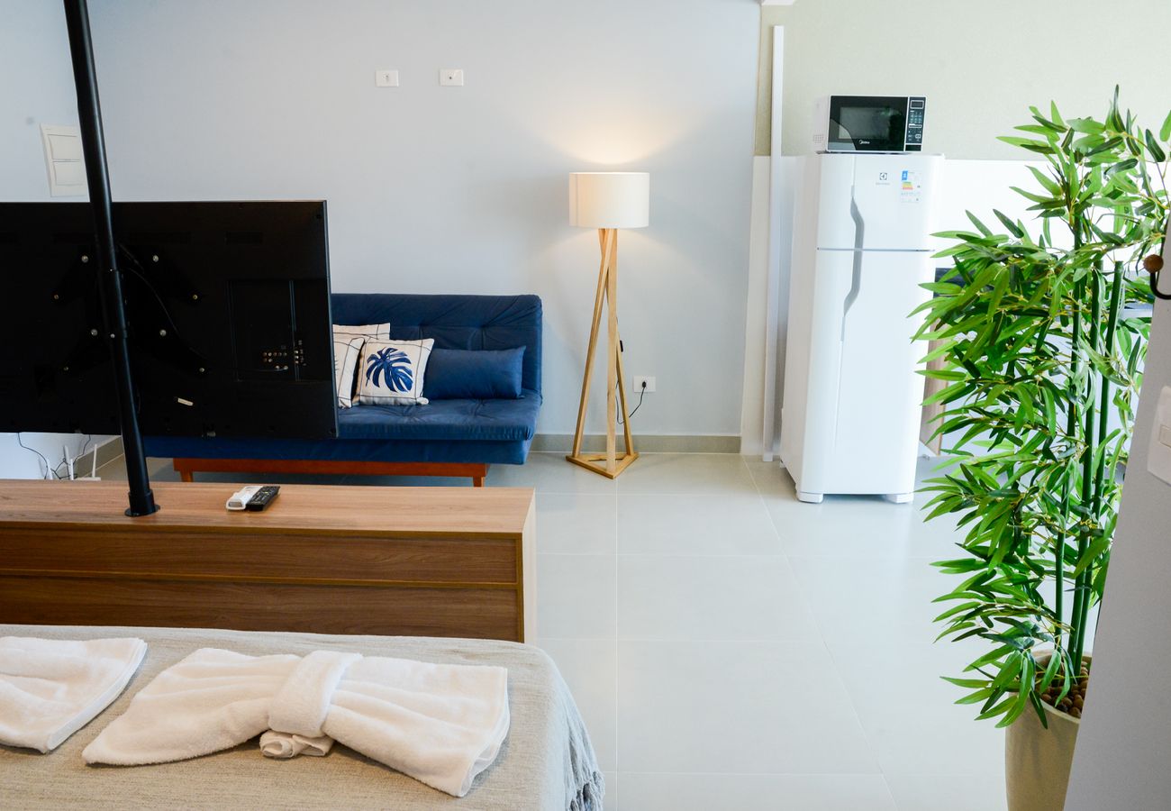 Apartamento em Ubatuba - Apto c área gourmet a 300m da Praia das Toninhas Apartamento em Ubatuba - Apto c área gourmet a 300m da Praia das Toninhas