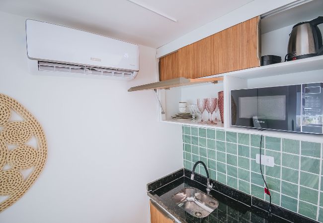 Apartamento em Ipojuca - Flat com WiFi a 400m da Praia de Porto de Galinhas Apartamento em Ipojuca - Flat com WiFi a 400m da Praia de Porto de Galinhas