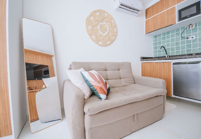 Apartamento em Ipojuca - Flat com WiFi a 400m da Praia de Porto de Galinhas Apartamento em Ipojuca - Flat com WiFi a 400m da Praia de Porto de Galinhas