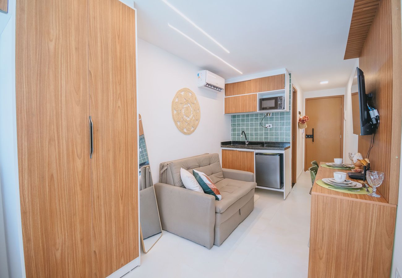 Apartamento em Ipojuca - Flat com WiFi a 400m da Praia de Porto de Galinhas Apartamento em Ipojuca - Flat com WiFi a 400m da Praia de Porto de Galinhas