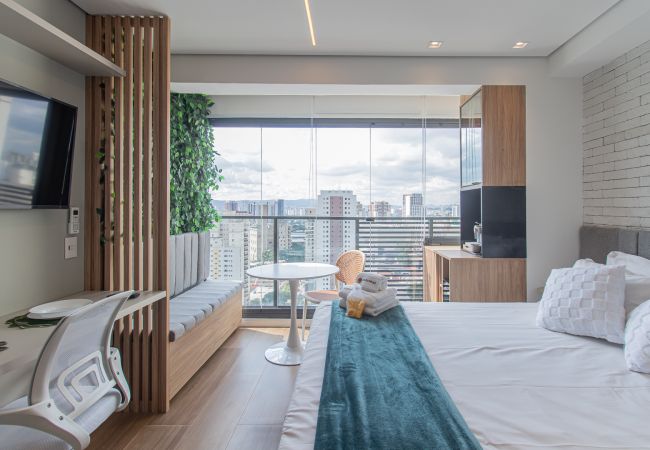 Estúdio em São Paulo - Elegância e Conforto Próximo do Allianz Parque | SP-P1607A Estúdio em São Paulo - Elegância e Conforto Próximo do Allianz Parque | SP-P1607A