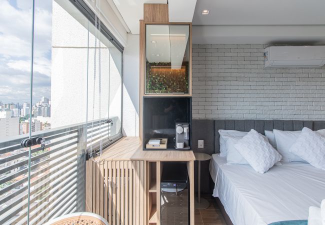 Estúdio em São Paulo - Elegância e Conforto Próximo do Allianz Parque | SP-P1607A Estúdio em São Paulo - Elegância e Conforto Próximo do Allianz Parque | SP-P1607A