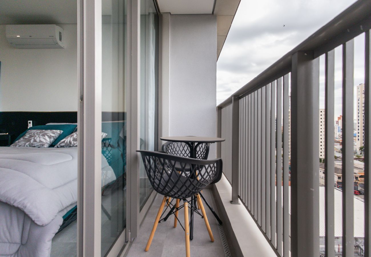Apartamento em São Paulo - Studio c/ piscina, Wi-Fi e ar na Vila Gomes Cardim Apartamento em São Paulo - Studio c/ piscina, Wi-Fi e ar na Vila Gomes Cardim