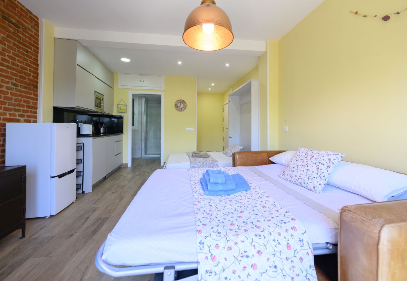Estúdio em Madrid - Estudio con balcón – Todo lo que necesitas para una estancia perfecta en Madrid. Temporal Estúdio em Madrid - Estudio con balcón – Todo lo que necesitas para una estancia perfecta en Madrid. Temporal