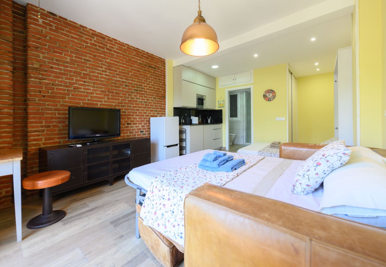 Estúdio em Madrid - Estudio con balcón – Todo lo que necesitas para una estancia perfecta en Madrid. Temporal Estúdio em Madrid - Estudio con balcón – Todo lo que necesitas para una estancia perfecta en Madrid. Temporal