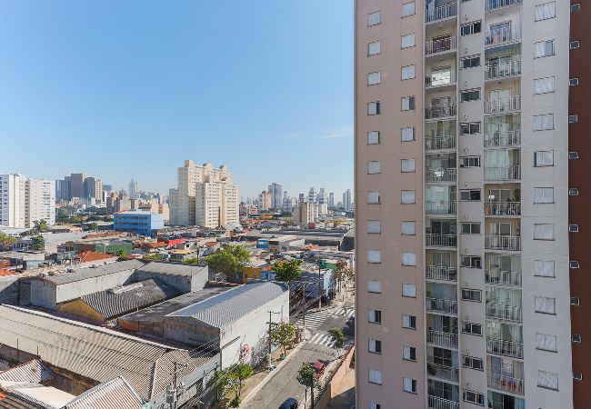 Apartamento em São Paulo - Apto na Mooca com academia, Wi-Fi e pet friendly Apartamento em São Paulo - Apto na Mooca com academia, Wi-Fi e pet friendly