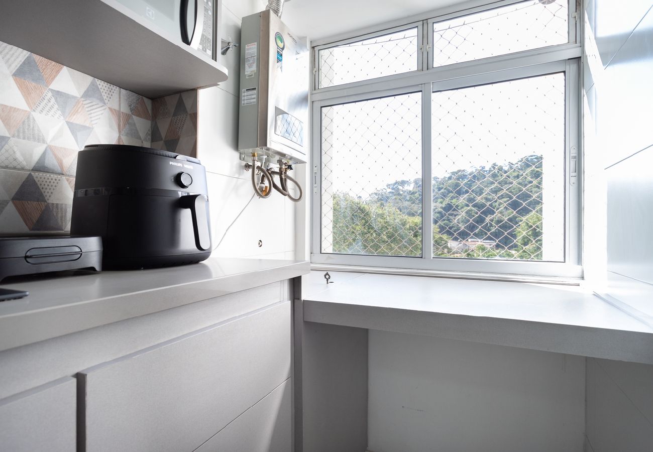 Apartamento em Petropolis - Apartamento pet friendly com rede, Wi-fi e garagem Apartamento em Petropolis - Apartamento pet friendly com rede, Wi-fi e garagem