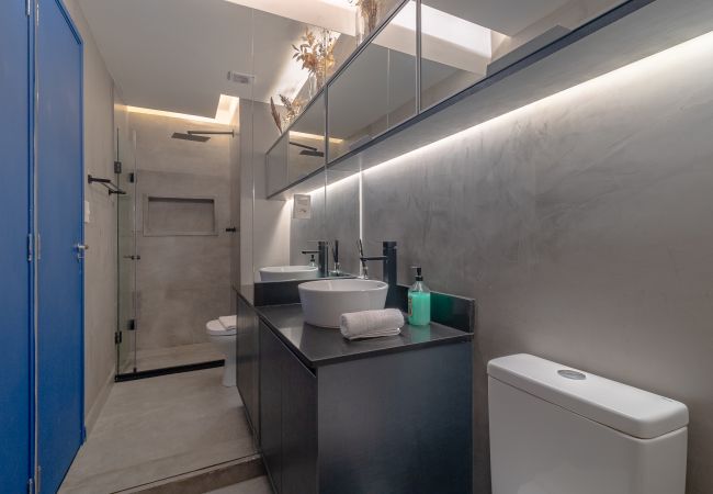 Estúdio em São Paulo - Vista da cidade do 22 andar  Estúdio em São Paulo - Vista da cidade do 22 andar