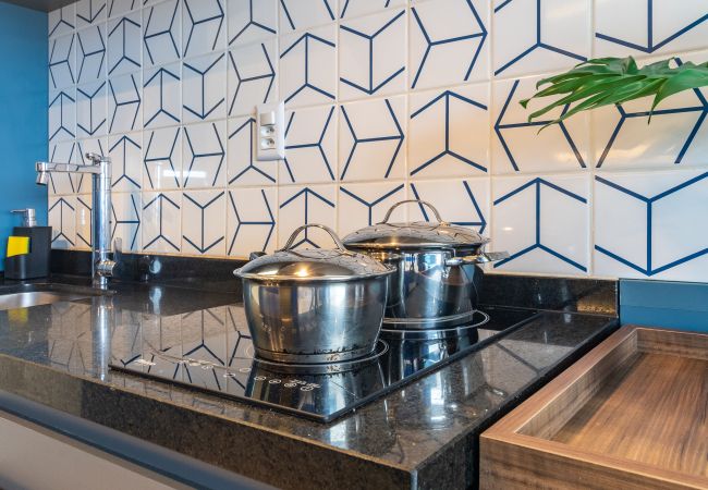 Estúdio em São Paulo - Vista da cidade do 22 andar  Estúdio em São Paulo - Vista da cidade do 22 andar