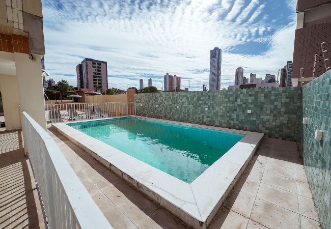 Apartamento em João Pessoa - Apto Pet-friendly c/ piscina, wi-fi, ar e garagem Apartamento em João Pessoa - Apto Pet-friendly c/ piscina, wi-fi, ar e garagem