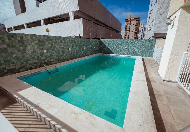 Apartamento em João Pessoa - Apto Pet-friendly c/ piscina, wi-fi, ar e garagem  Apartamento em João Pessoa - Apto Pet-friendly c/ piscina, wi-fi, ar e garagem