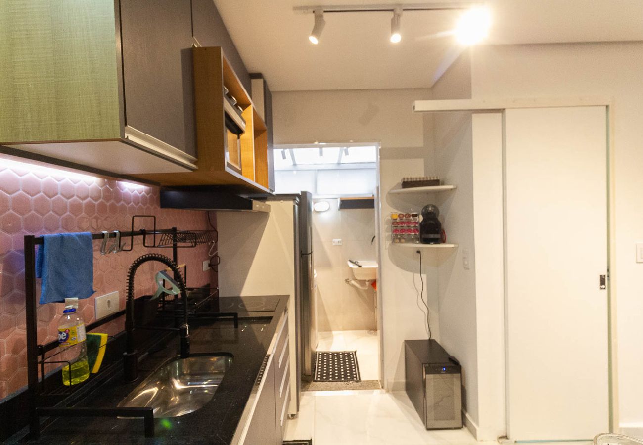 Apartamento em São Paulo - Studio completo pet-friendly próximo ao Allianz Apartamento em São Paulo - Studio completo pet-friendly próximo ao Allianz