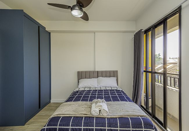 Apartamento em São Paulo - Loft com smart lock e varanda no Bresser Apartamento em São Paulo - Loft com smart lock e varanda no Bresser