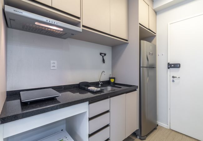 Estúdio em São Paulo - YCP 704 Piscina, varanda e academia Estúdio em São Paulo - YCP 704 Piscina, varanda e academia