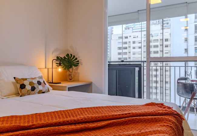 Estúdio em São Paulo - YCP 704 Piscina, varanda e academia Estúdio em São Paulo - YCP 704 Piscina, varanda e academia