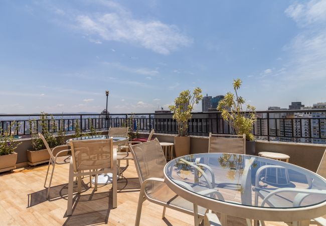 Estúdio em São Paulo - YCP 704 Piscina, varanda e academia Estúdio em São Paulo - YCP 704 Piscina, varanda e academia