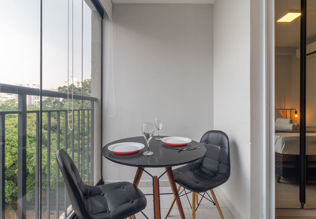 Estúdio em São Paulo - YCP 704 Piscina, varanda e academia Estúdio em São Paulo - YCP 704 Piscina, varanda e academia