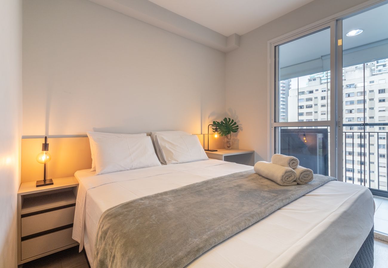 Estúdio em São Paulo - YCP 704 Piscina, varanda e academia Estúdio em São Paulo - YCP 704 Piscina, varanda e academia