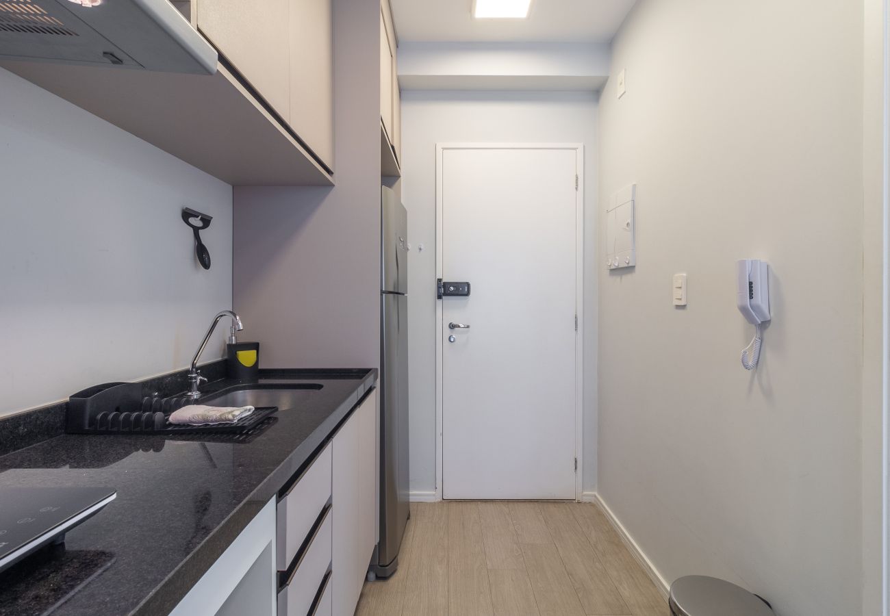 Estúdio em São Paulo - YCP 704 Piscina, varanda e academia Estúdio em São Paulo - YCP 704 Piscina, varanda e academia