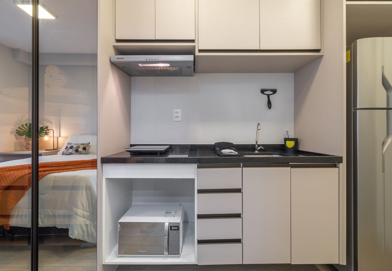 Estúdio em São Paulo - YCP 704 Piscina, varanda e academia Estúdio em São Paulo - YCP 704 Piscina, varanda e academia