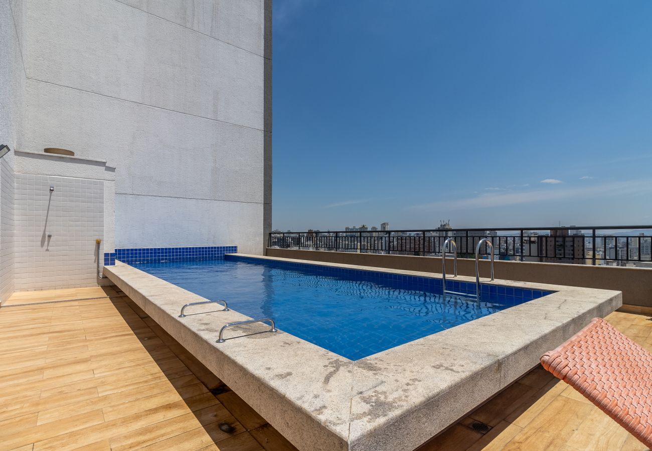 Estúdio em São Paulo - YCP 704 Piscina, varanda e academia Estúdio em São Paulo - YCP 704 Piscina, varanda e academia