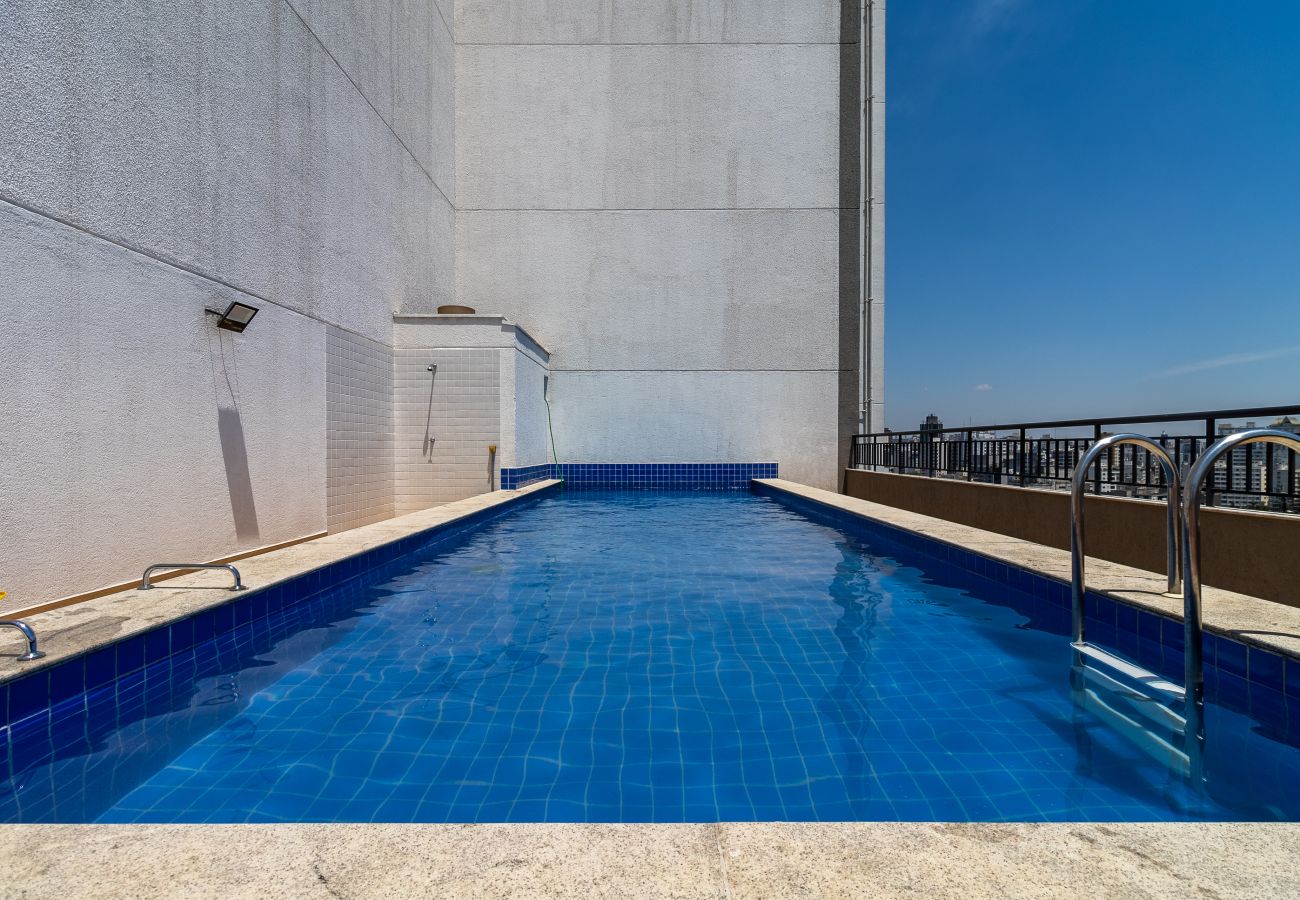 Estúdio em São Paulo - YCP 704 Piscina, varanda e academia Estúdio em São Paulo - YCP 704 Piscina, varanda e academia