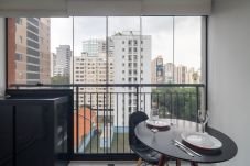 Estúdio em São Paulo - YCP 704 Piscina, varanda e academia