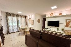 Apartamento em Tibau do Sul - Apartamento com piscina, varanda e garagem em Pipa