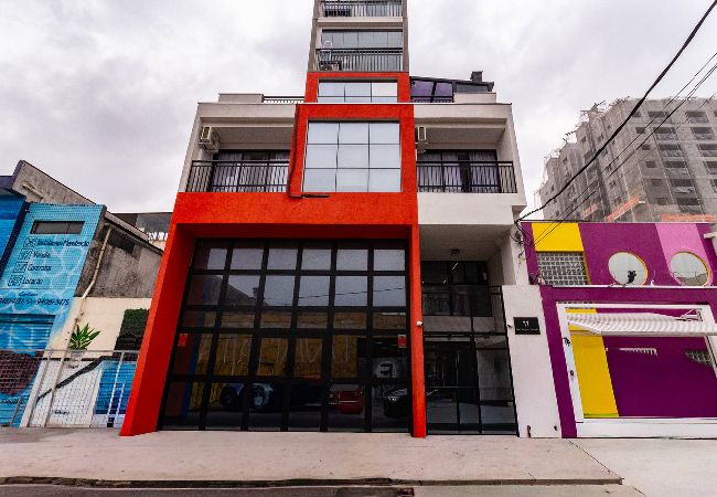 Apartamento em São Paulo - Flat moderno com academia e Wi-Fi no Tatuapé Apartamento em São Paulo - Flat moderno com academia e Wi-Fi no Tatuapé