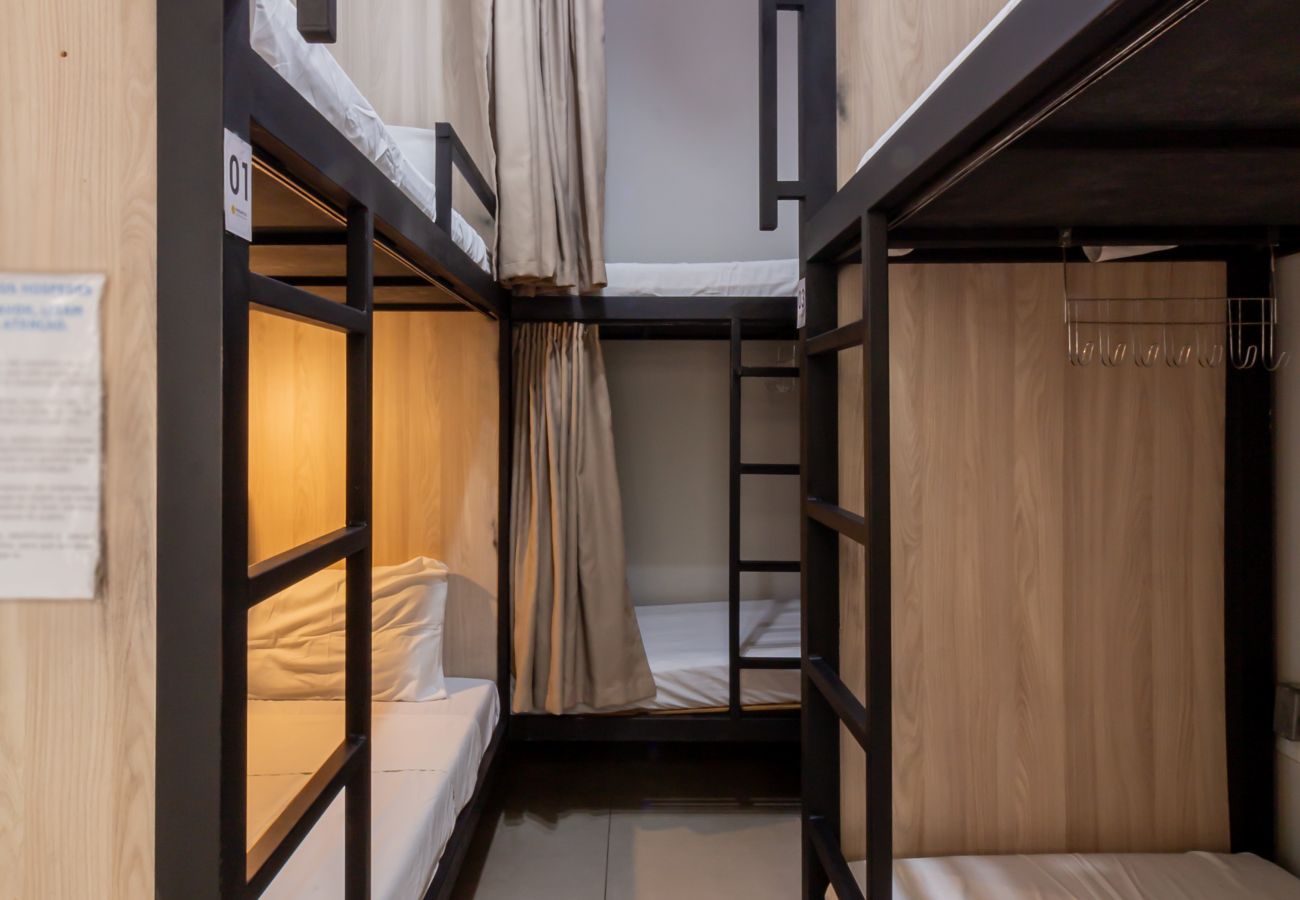 Quarto em Rio de Janeiro - Hostel Leblon - Quarto Partilhado Misto 6 camas