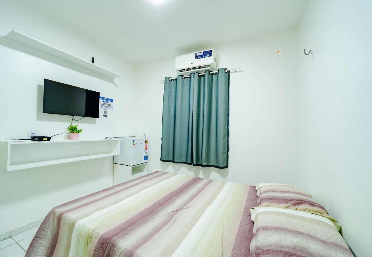 Apartamento em Fortaleza - Flat c Wi-Fi e Smart TV Perto do Aeroporto Apartamento em Fortaleza - Flat c Wi-Fi e Smart TV Perto do Aeroporto