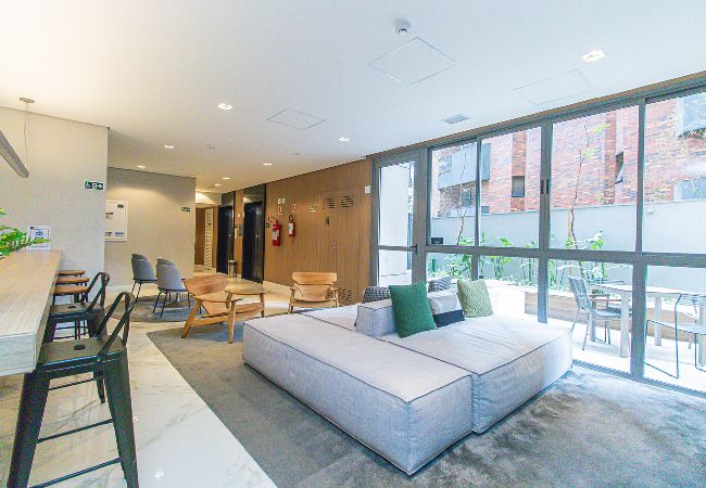 Apartamento em São Paulo - Flat c academia na Vila Mariana próx ao Ibirapuera Apartamento em São Paulo - Flat c academia na Vila Mariana próx ao Ibirapuera