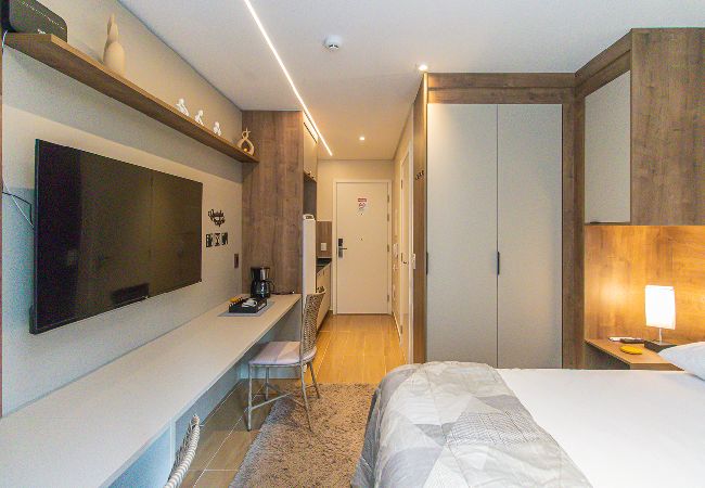 Apartamento em São Paulo - Flat c academia na Vila Mariana próx ao Ibirapuera Apartamento em São Paulo - Flat c academia na Vila Mariana próx ao Ibirapuera