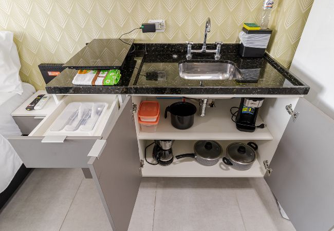 Apartamento em São Paulo - Flat no Tatuapé com Wi-Fi, academia e Pet Friendly Apartamento em São Paulo - Flat no Tatuapé com Wi-Fi, academia e Pet Friendly