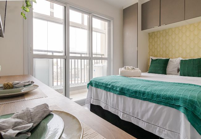 Apartamento em São Paulo - Flat no Tatuapé com Wi-Fi, academia e Pet Friendly Apartamento em São Paulo - Flat no Tatuapé com Wi-Fi, academia e Pet Friendly