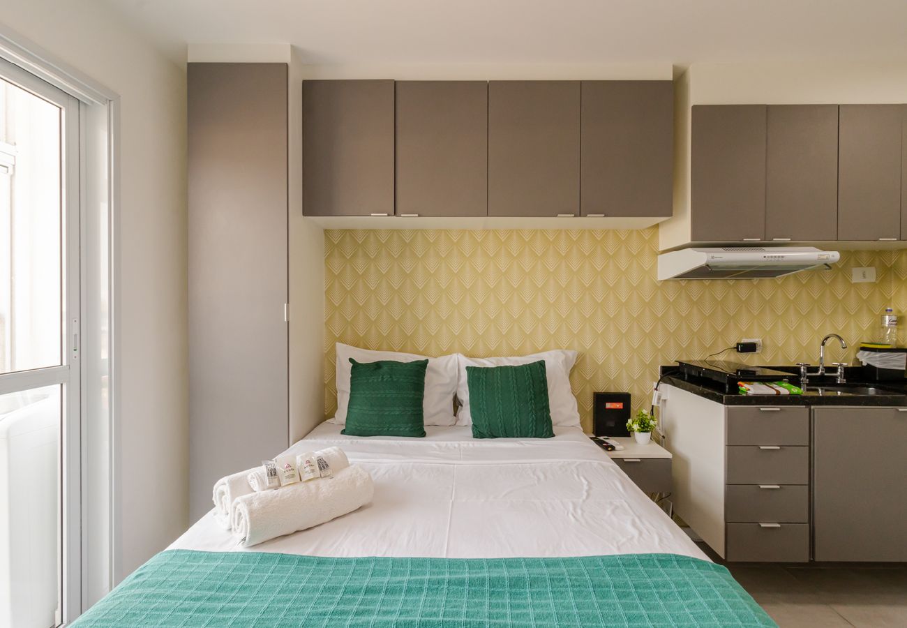 Apartamento em São Paulo - Flat no Tatuapé com Wi-Fi, academia e Pet Friendly Apartamento em São Paulo - Flat no Tatuapé com Wi-Fi, academia e Pet Friendly