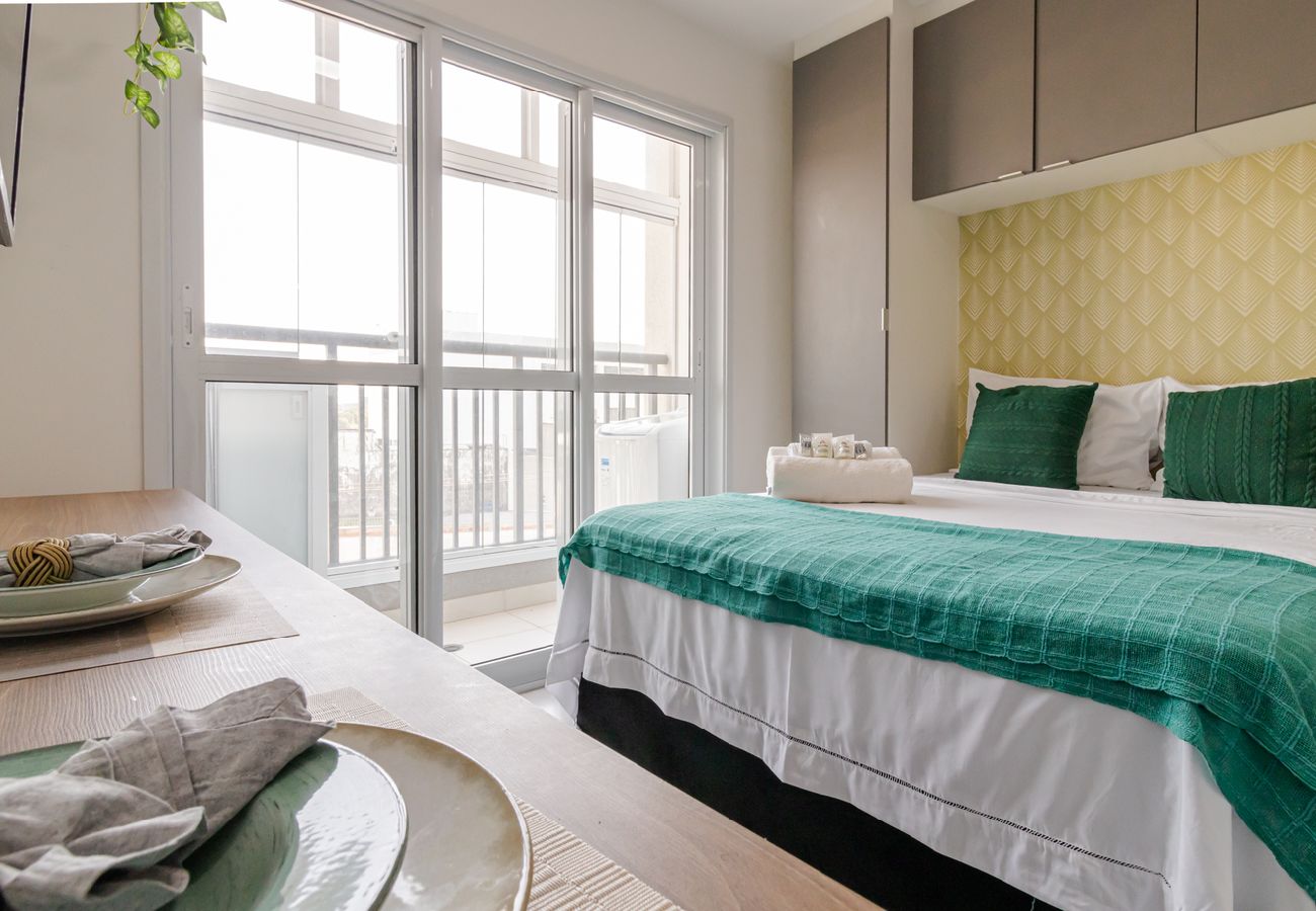 Apartamento em São Paulo - Flat no Tatuapé com Wi-Fi, academia e Pet Friendly Apartamento em São Paulo - Flat no Tatuapé com Wi-Fi, academia e Pet Friendly